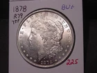 1878 7TF R79 MORGAN DOLLAR BU + NICE PQ ORIGINAL POPULAR BETTER DATE