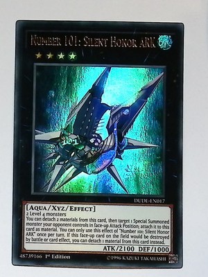 Number 101: Silent Honour ARK - DUDE-EN017 - Ultra Rare  1st Edition Yugioh
