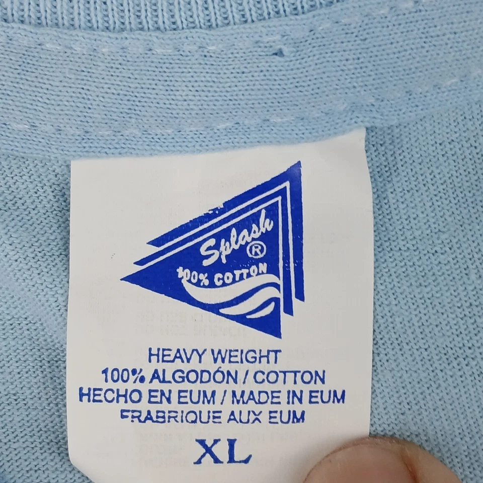 Camiseta De Colección Splash Jaguar Warrior XL Para Hombres Cuello en V Cancún México 23x30 Azteca Foto 4 de 4