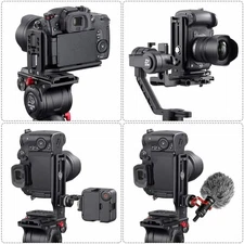 DSLR Camera L Bracket Vertical Horizontal Switching Tripod Quick Release Plate
