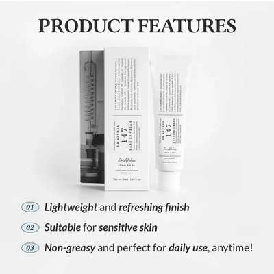2pk Dr. Althea 147, Barrier Cream Daily Repair Cream Free Shipping