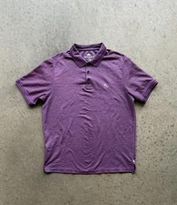 Tommy Bahama Emfielder IslandZone Polo Purple Men's Large Supima Cotton Golf