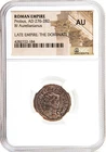Roman AE Probus AD 276-282 NGC AU Ancient Roman Bronze Coin Certified Slab