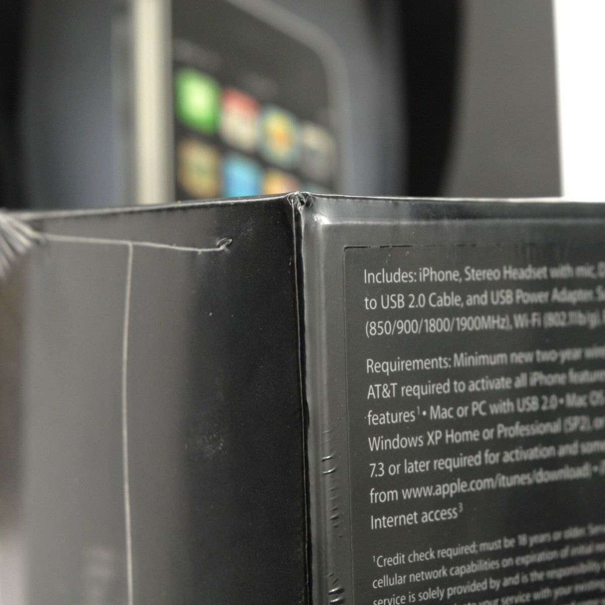 Apple iPhone (1st Generation) - 8 GB - Black (AT&T) for sale