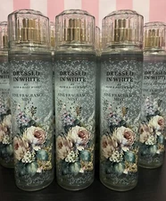 Only 1 Bath and Body Works dressed in white Fragrance Mist 8 oz