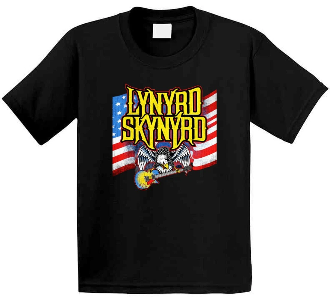 Lynyrd Skynyrd Eagle USA Flag Baby Onesie