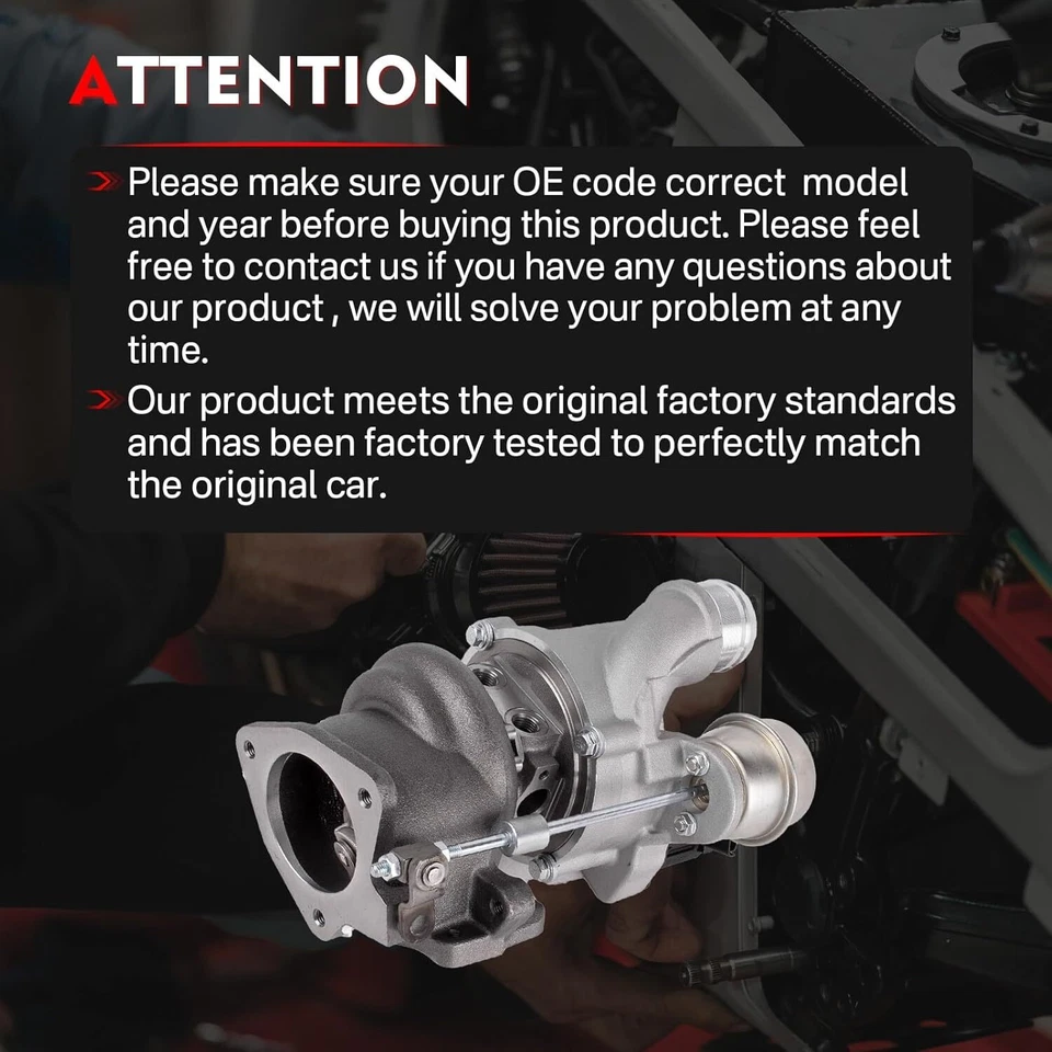 Turbo Turbocharger 2007-2016 for Mini Cooper/Clubman S R56 R57 R58 53039880118 Foto 3 de 4