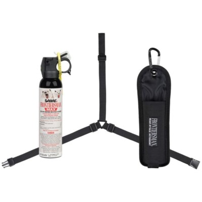Frontiersman Max BEAR & MOUNTAIN LION SPRAY + 3-in-1 Holster 7.9oz 40ft FBADX-09