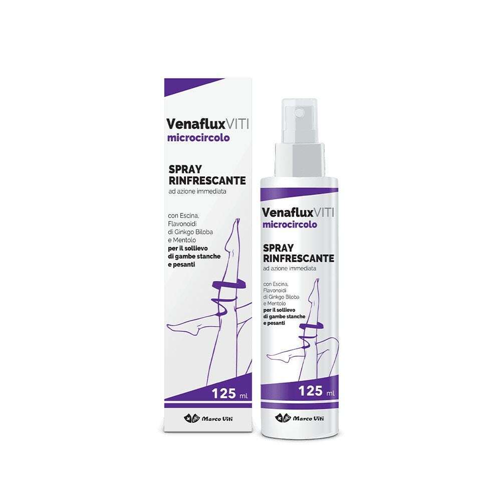 Marco Viti Venaflux Viti - Microcircolo Spray Rinfrescante Gambe, 125ml