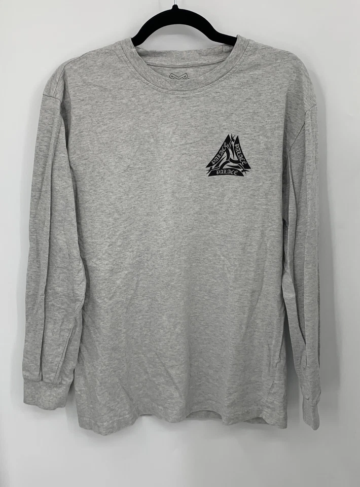 Camisa Palace Para Hombre Gris Tribal Algodón Manga Larga Talla L Foto 2 de 4