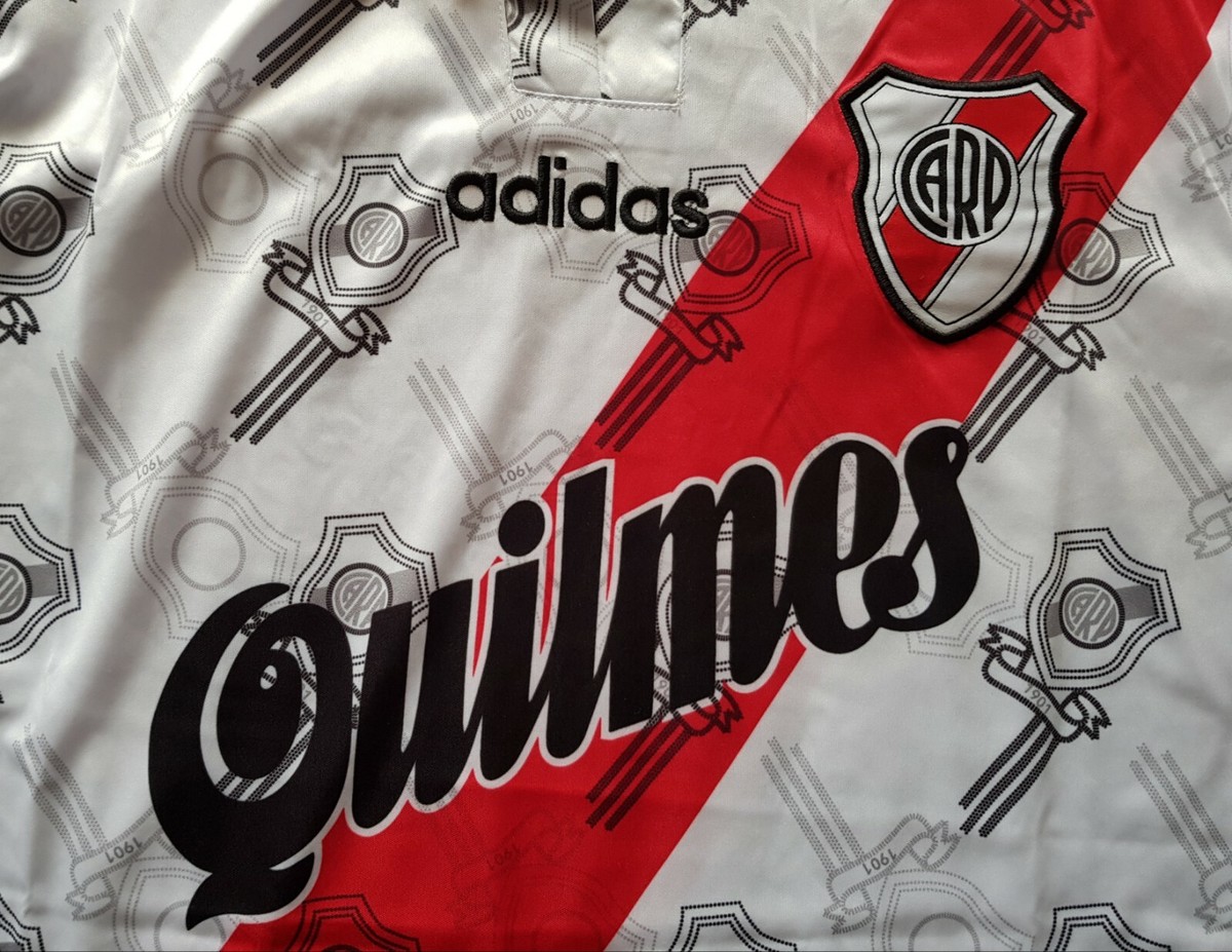 River Plate 1996 - 1998 Home football Adidas shirt size