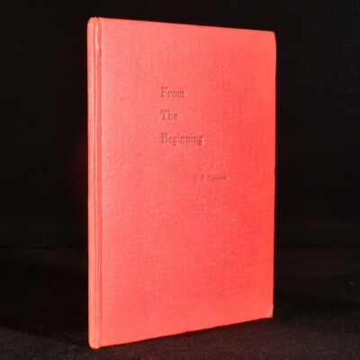 1949 From the Beginning J. F. Lipscomb Illustrated First Edition Uncommon
