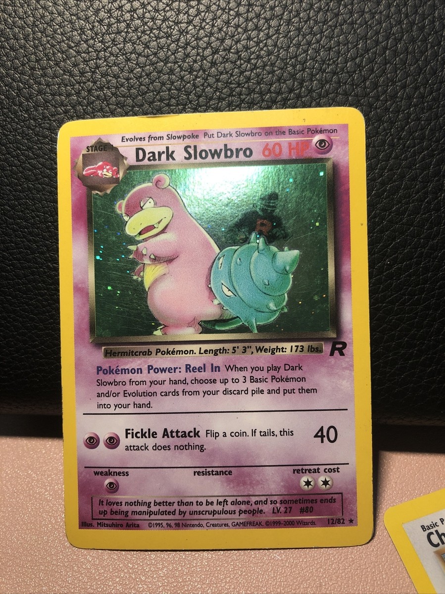 Dark Slowbro - 12/82 - Team Rocket - Holo - Pokemon Card - Near