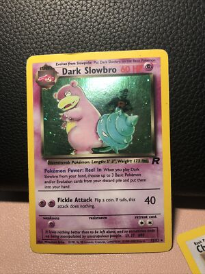Dark Slowbro - 12/82 - Team Rocket - Holo - Pokemon Card - Near