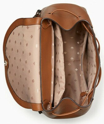 Kate Spade New York` Leila Large Leather Backpack - Brown  display picture 1
