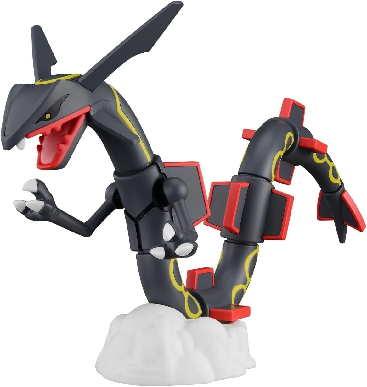 ぽぽ Pokemon plastic model collection select series black Rayquaza