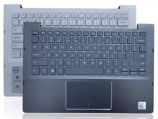 Dell Inspiron 7390 7391 2-in-1 Palmrest Keyboard 0ND1K9 0VPXJW Black/Silver