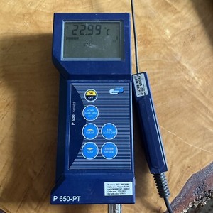 NIST Tracable Calibrated Dostmann P650-PT Platinum Resistance Thermometer, Case