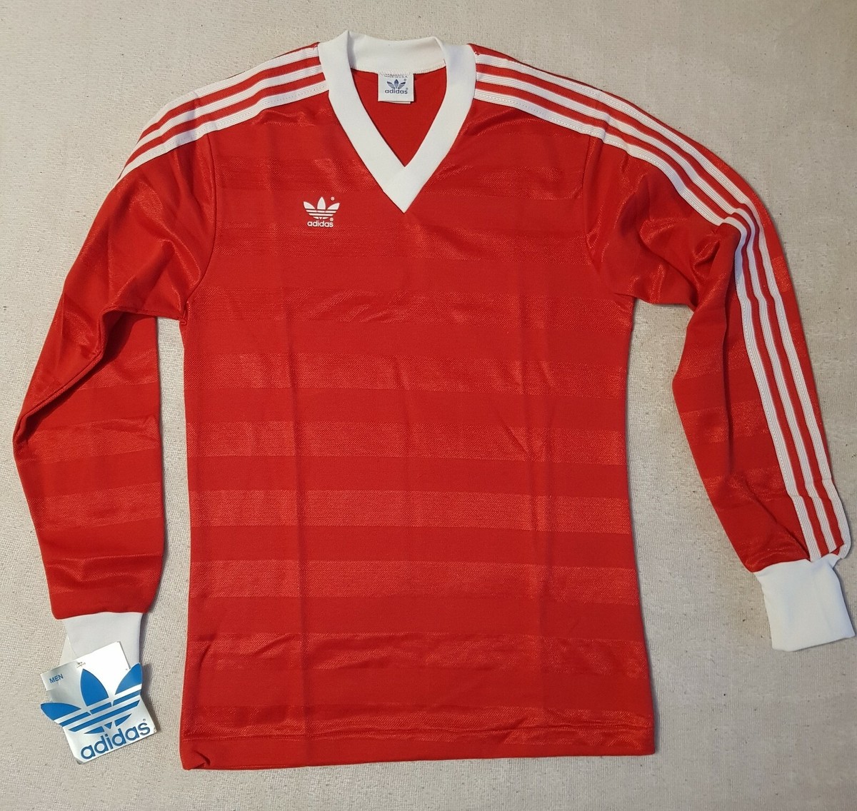 ADIDAS SHINE VINTAGE 1970'S 1980'S SHIRT TORWART TRIKOT SIZE ADIDAS SHINE VINTAGE 1970'S 1980'S SHIRT TORWART TRIKOT SIZE