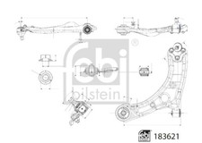 FEBI Querlenker Vorne Links Unten für HYUNDAI TUCSON KIA SPORTAGE IV 1.6-2.4