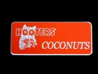 Hooters Uniform Coconuts Name Tag Pin SeXy Dress Role Play Costume Accessory — photo 2