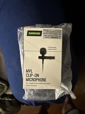 Brand New Shure MVL Clip On Microphone