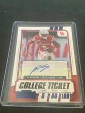 2021 PANINI CONTENDERS DRAFT PICKS MARQUEZ STEVENSON COLLEGE TICKET AUTO #35/99