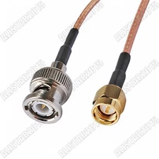 BNC Male to SMA Male Plug Lot Connector RF Pigtail Coax Jumper Coax RG316 Cable