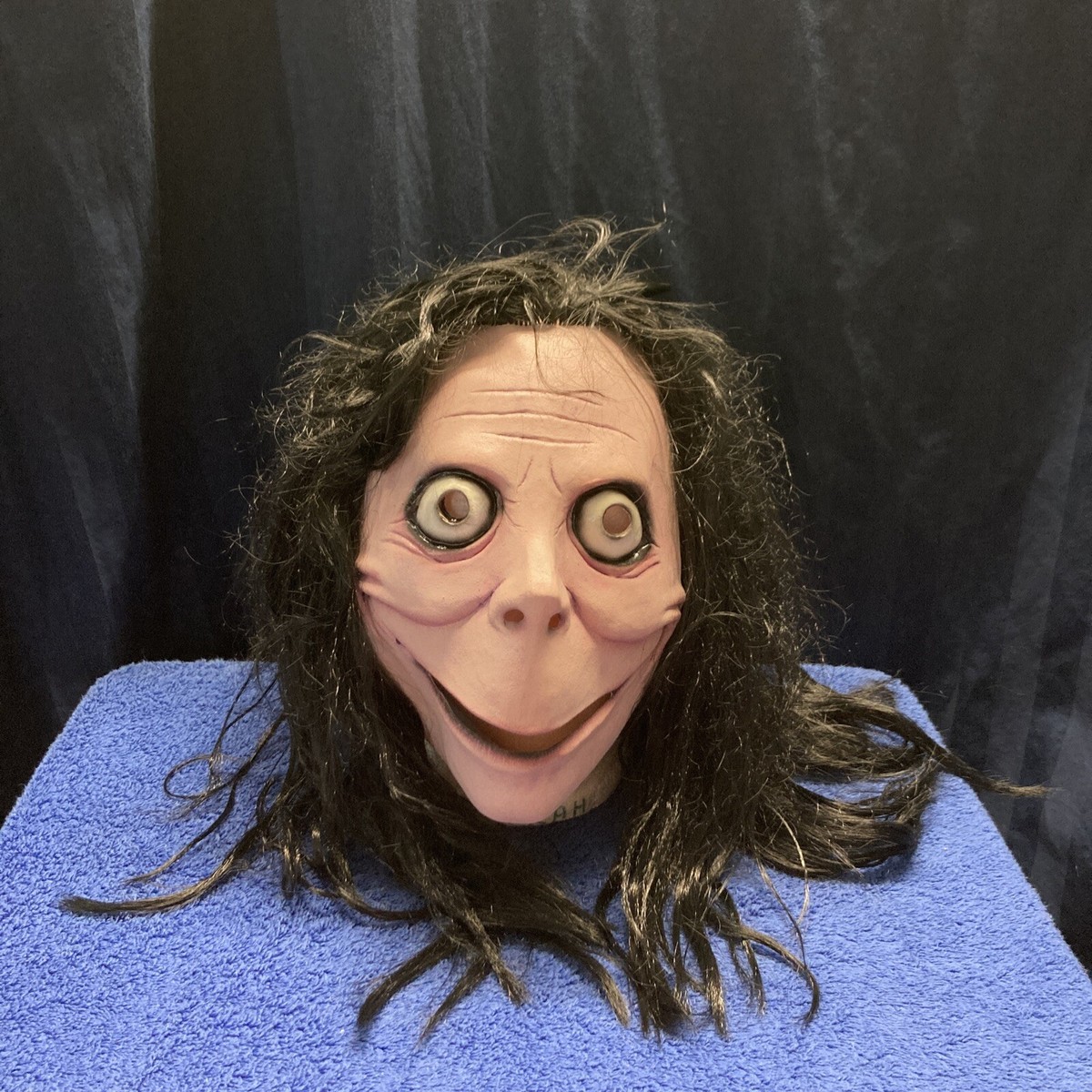 Creepy Pasta MOMO Latex Ghoulish Productions Mask Q9 | eBay