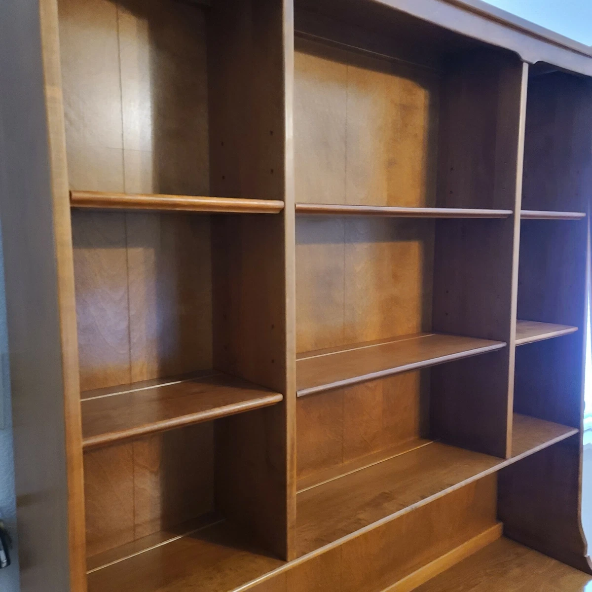 Ethan allen maple bookcase deals