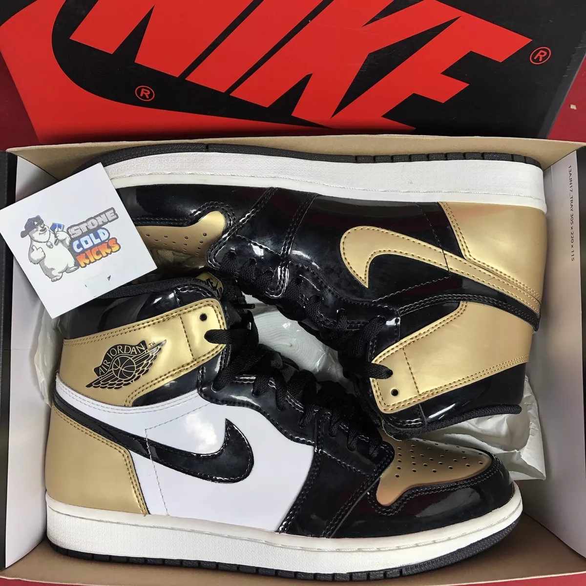 Air Jordan 1 Retro High OG NRG Gold Top 3