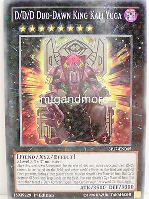 Yu-Gi-Oh - 1x #045 D/D/D Duo-Dawn King Kali Yuga - SP17 - Star Pack - Starfoil