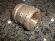 1 1/4 brass coupling