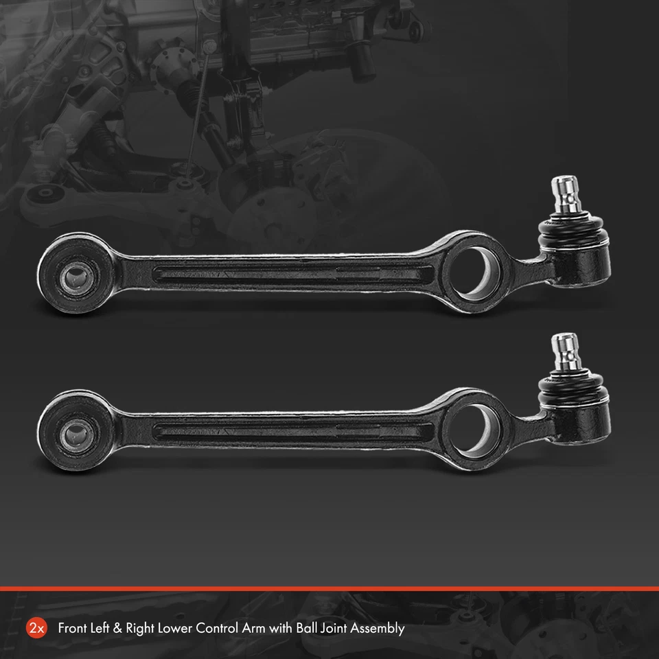 2x Brazos de control inferiores delanteros con rótula para Ford Festiva 1988-1993 L4 1,3 L Foto 2 de 4