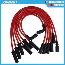 JDMSPEED SILICONE SPARK PLUG WIRES FIT 1999-2007 4.3L SILVERADO 1500 SIERRA 1500