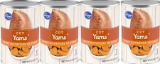 Cut Sweet Potato Yams in Syrup 4 cans, 15 oz each can 