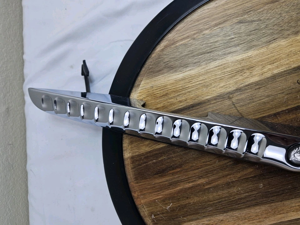 98-03 Jaguar Vanden Plas VDP Trunk Boot Lid Molding Cover Chrome OEM - Image 4 of 4