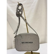 Balenciaga Everyday Camera Bag 552372 Shoulder Black Leather Vintage Authentic