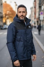 The North Face Men's Antora Waterproof Jacket, Summit Navy BLUE , Size: Medium