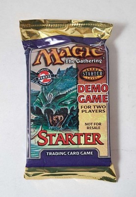 Magic the Gathering Starter Demo Game Booster Pack Factory Sealed MTG 1999