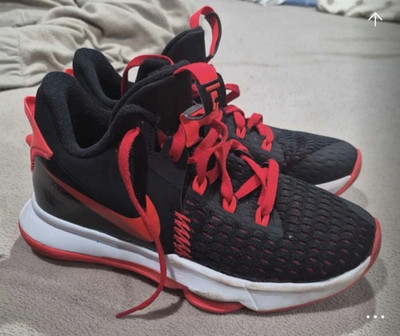 Nike LeBron Witness 5 Bred Men s Low Top Mesh Sneakers CQ9380-005