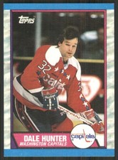 1989-90 Topps #76 Dale Hunter Washington Capitals 46971
