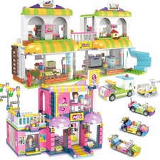 EP EXERCISE N PLAY WT0118 1294 Piece Friends Building Blocks Set Supermarket Hai