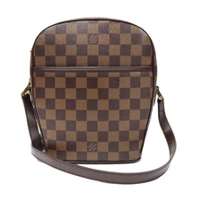 Louis Vuitton Ipanema PM Shoulder Bag N51294 Coated Canvas Damier Ebene #KN1213