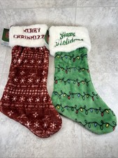 2 Pack! Snoop Dogg A Hood Tradition 18&rdquo; Stocking Polyester Stocking Red & Green