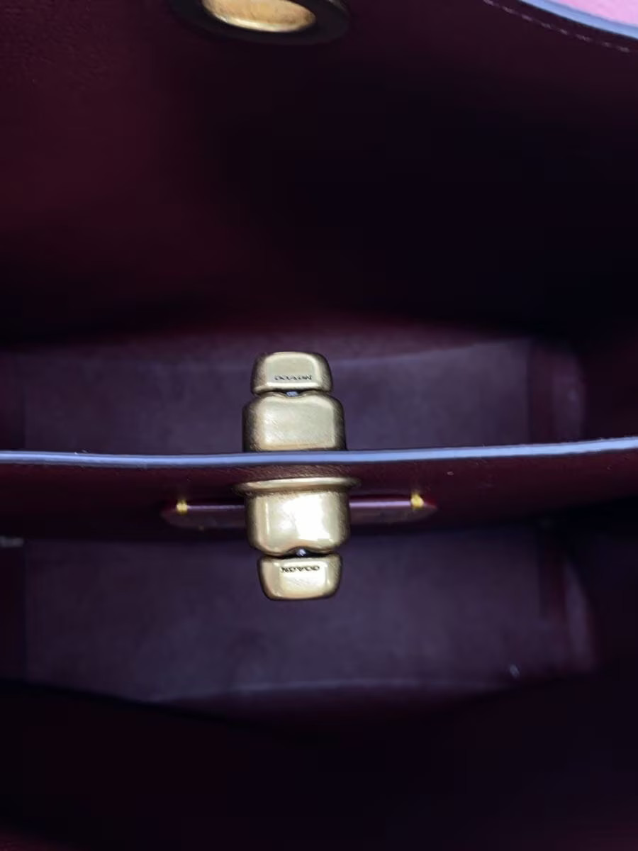 COACH Charlie Bucket Shoulder Bag, Leather, Beige, Solid Color, 5141 thumbnail 6