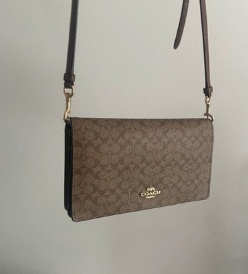 Coach Anna Foldover clutch