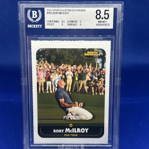 2025 Sports Illustrated for Kids Rory McIlroy Masters BGS 8.5 only PSA 9 Higher!