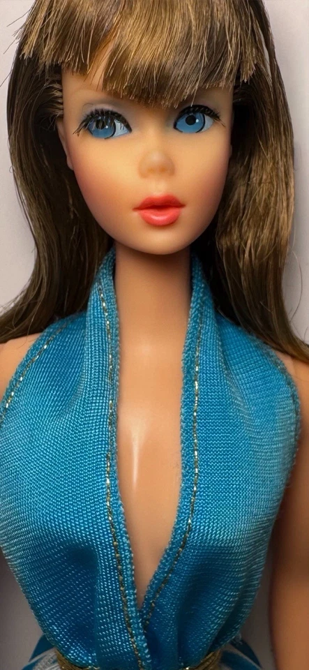 Lote de 5 vestidos vintage 66’ TNT boneca Barbie com cílios enraizados Shillman e Arlequim - Imagem 3 de 4