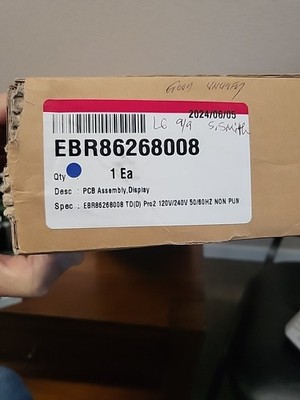 LG Dryer Display Control Board EBR86268008 DLE7400WE/ BRAND NEW PART 